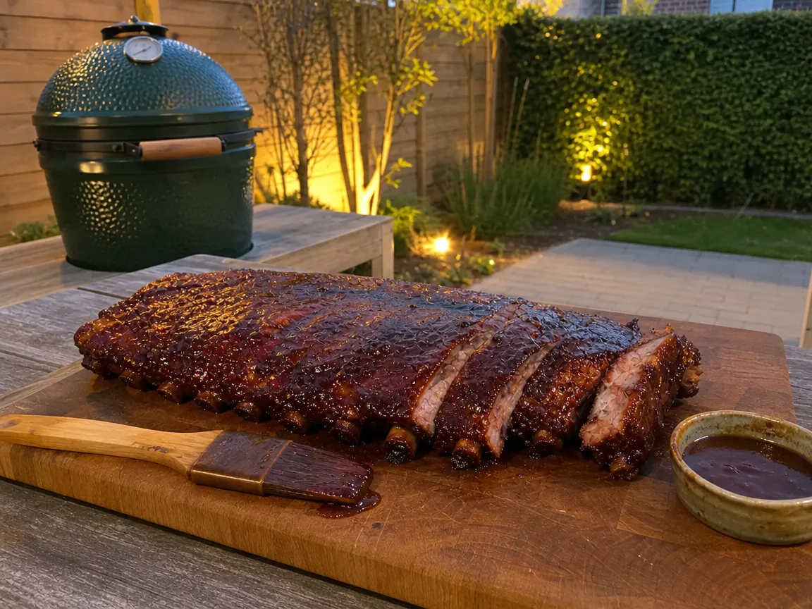 BBQ ribs in 3-2-1 methode (voorbeeldfoto)
