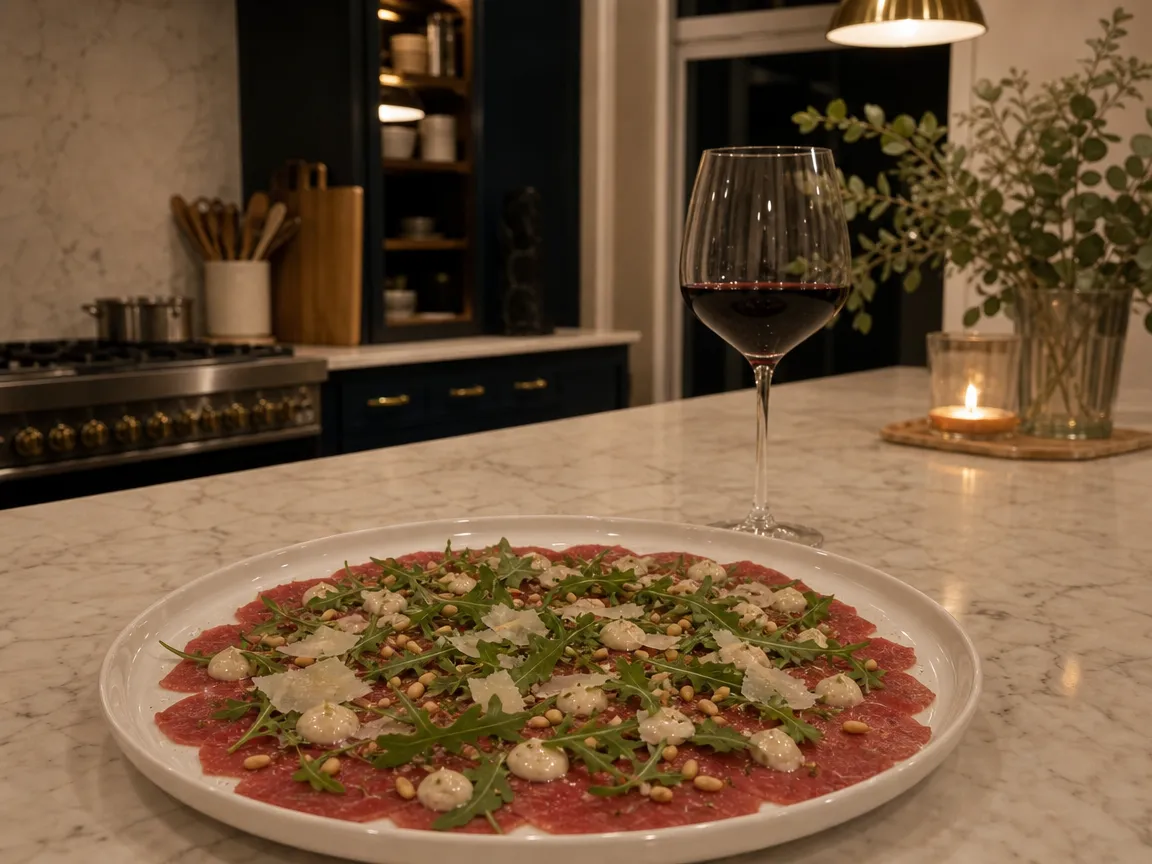 Carpaccio met truffelmayonaise v2 (voorbeeldfoto)