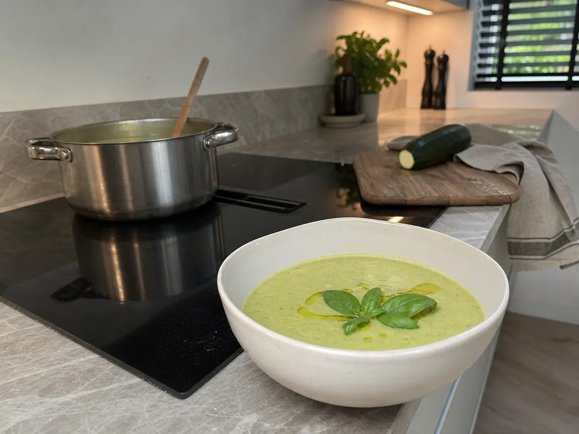 Courgettesoep (voorbeeldfoto)