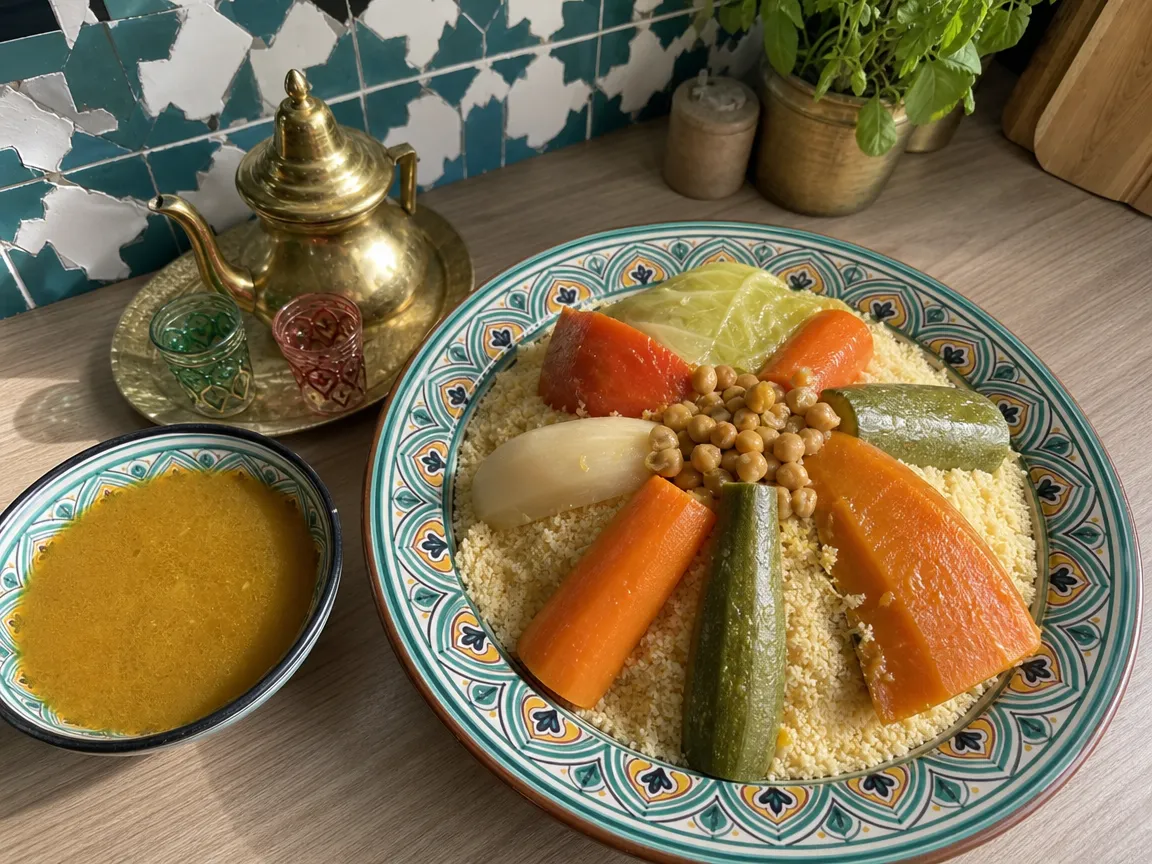 Couscous met zeven groenten (voorbeeldfoto)