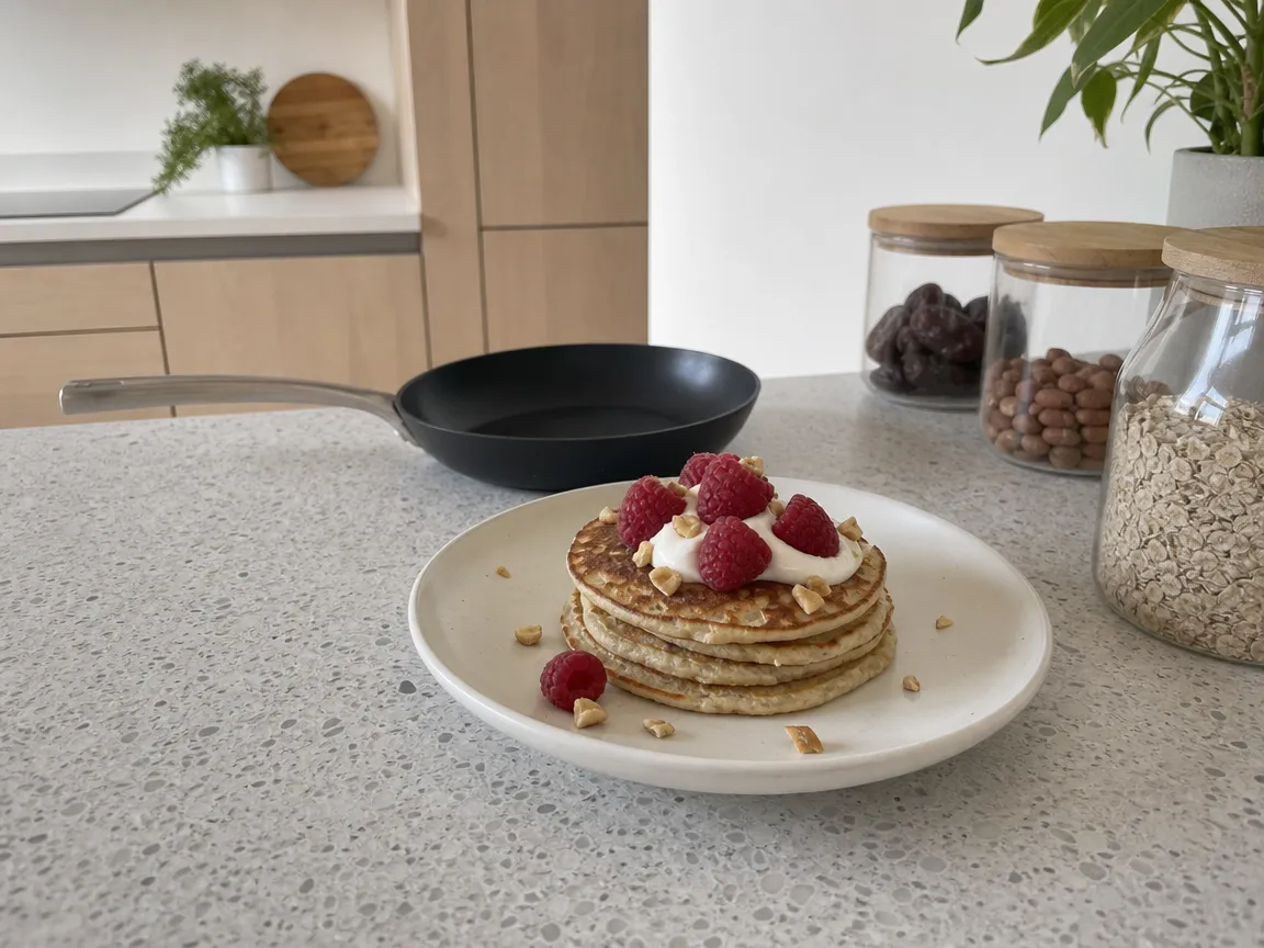 Eiwitrijke pannenkoeken (voorbeeldfoto)