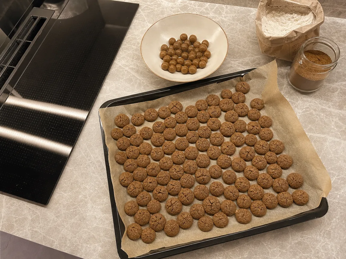 Kruidnoten van speltmeel (voorbeeldfoto)