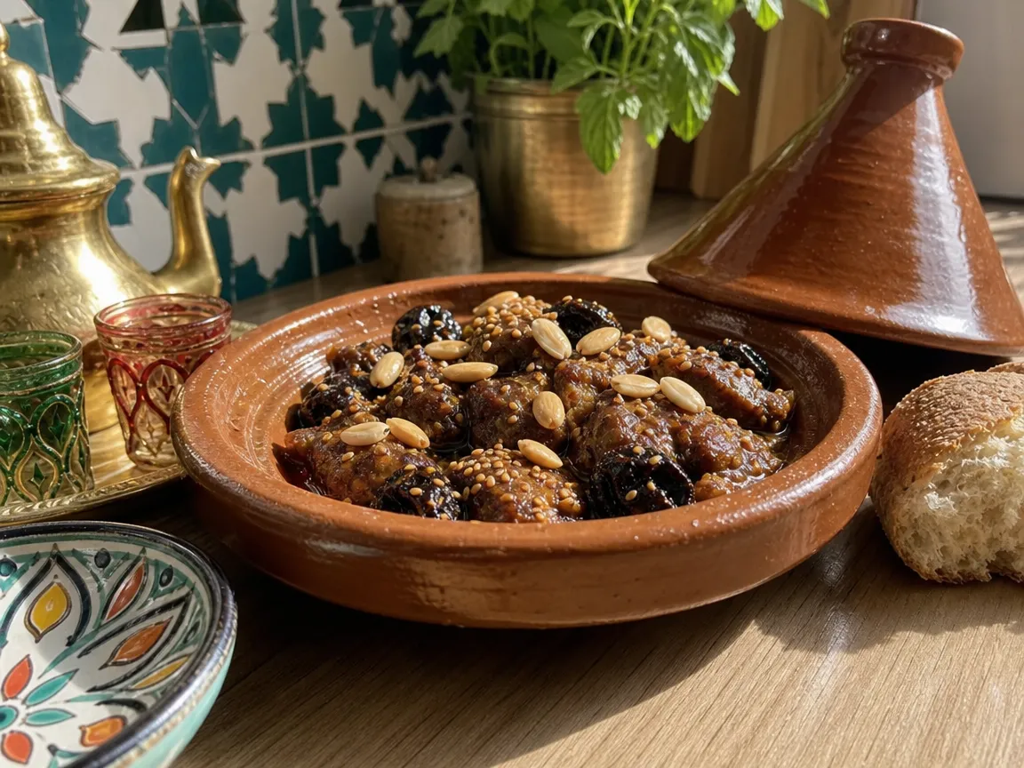 Lam tajine met pruimen (voorbeeldfoto)