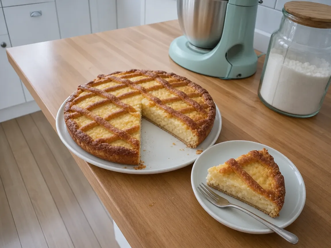 Limburgse rijstvlaai (voorbeeldfoto)