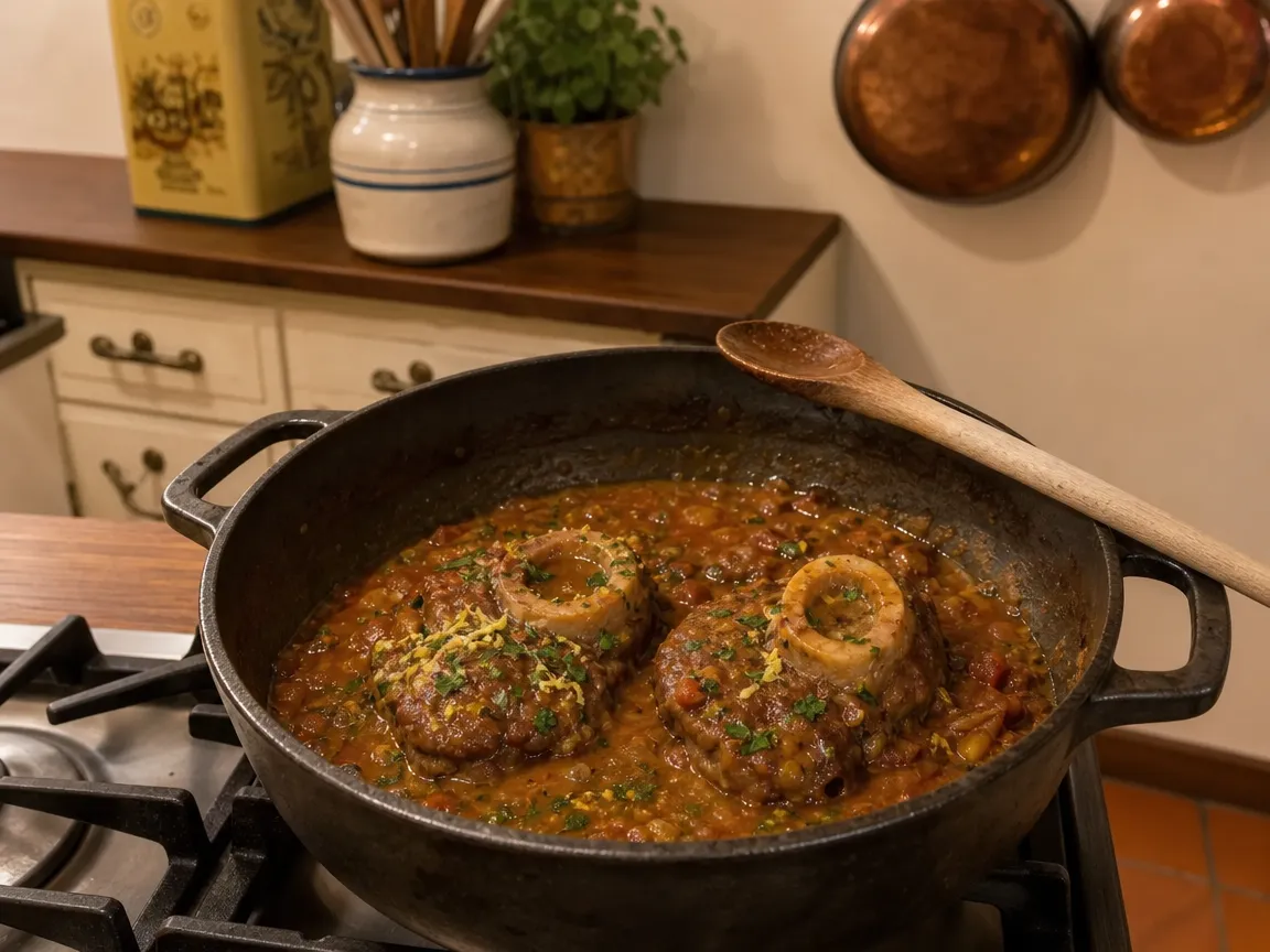 Ossobuco met gremolata (voorbeeldfoto)